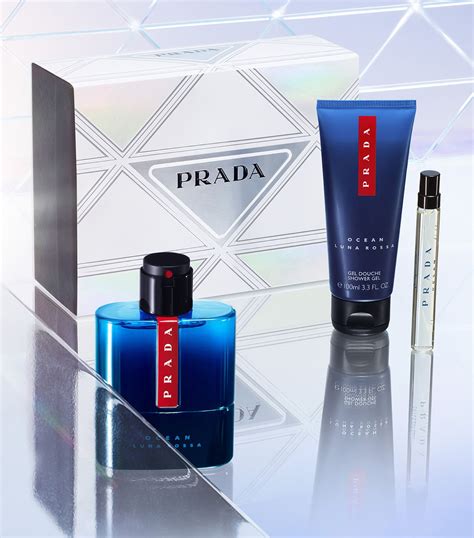 prada luna rossa ocean pouch|Prada Luna Rossa gift set.